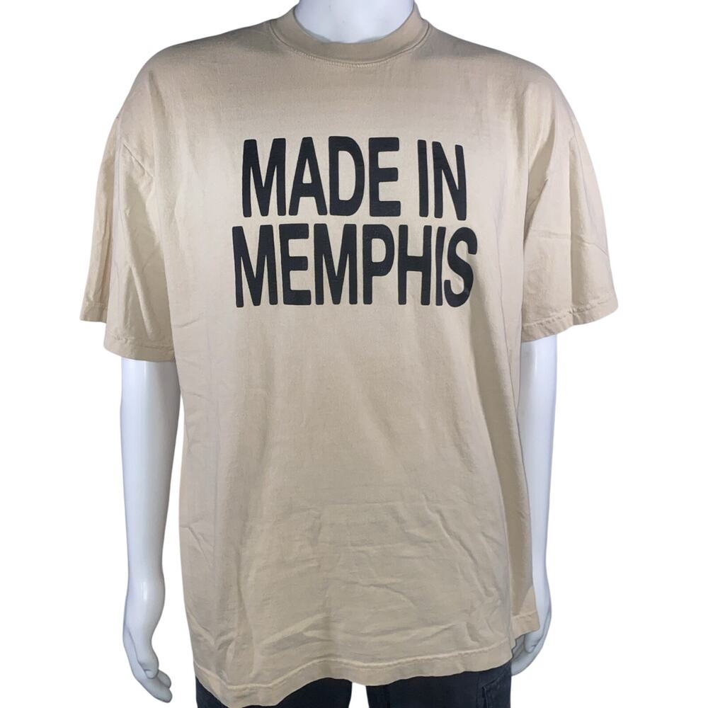 Justin Timberlake The Forget Tomorrow Tour T-Shirt Large Tan Concert Tee